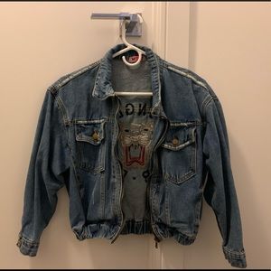 Blue denim jacket